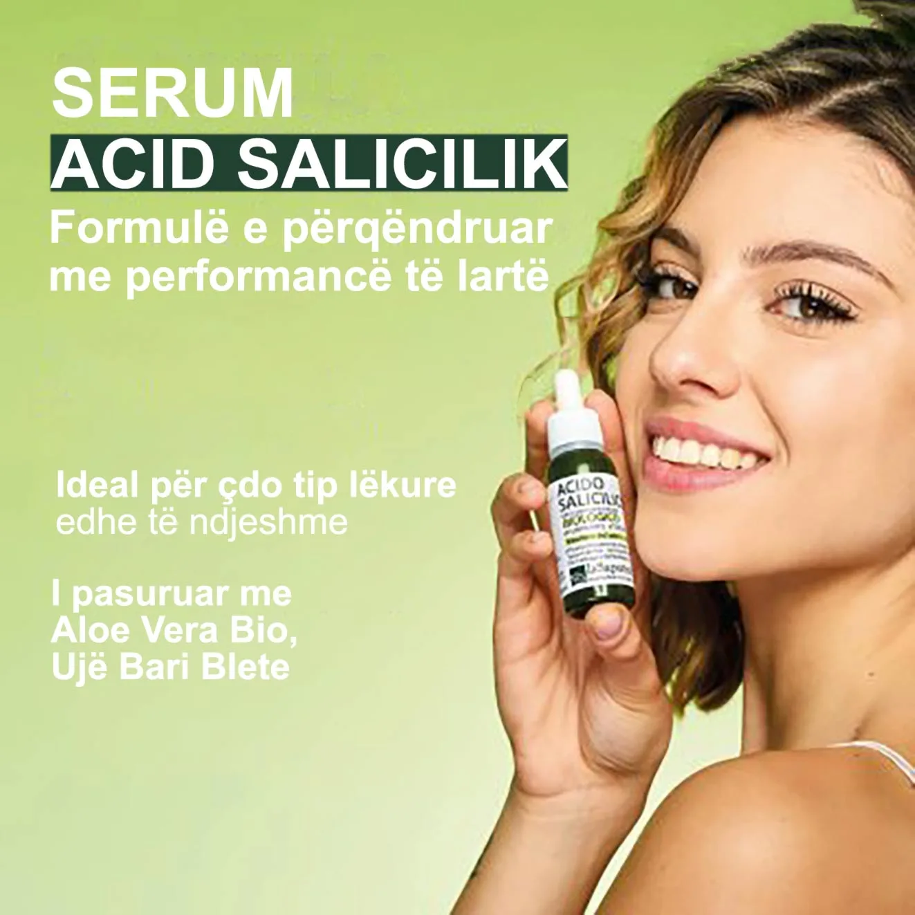 Serum acid salicilik per pikat e zeza dhe aknet