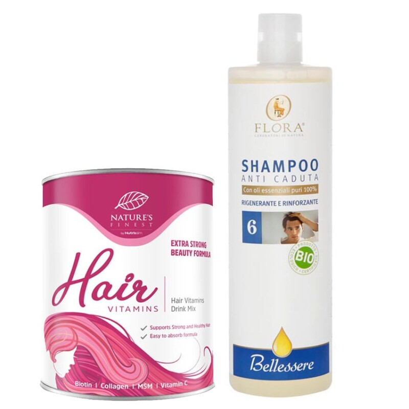 SET HAIR VITAMINS & SHAMPO KUNDËR RËNIES